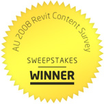 Sweepstakes Winner: AU 2008 Revit Content Survery